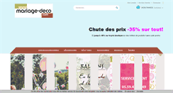 Desktop Screenshot of mariage-deco.com